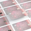 Muted Pink and Grunge Shimmering Orbs - Premium Protective Decal Skin-Kit for the Apple Credit Card