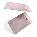 Muted Pink and Grunge Shimmering Orbs - Premium Protective Decal Skin-Kit for the Apple Credit Card