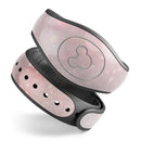 Muted Pink and Grunge Shimmering Orbs - Decal Skin Wrap Kit for the Disney Magic Band