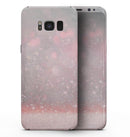 Muted Pink and Grunge Shimmering Orbs - Samsung Galaxy S8 Full-Body Skin Kit
