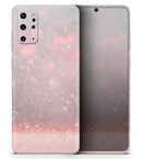 Muted Pink and Grunge Shimmering Orbs - Skin-Kit for the Samsung Galaxy S-Series S20, S20 Plus, S20 Ultra , S10 & others (All Galaxy Devices Available)