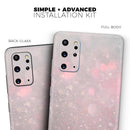 Muted Pink and Grunge Shimmering Orbs - Skin-Kit for the Samsung Galaxy S-Series S20, S20 Plus, S20 Ultra , S10 & others (All Galaxy Devices Available)