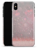 Muted Pink and Grunge Shimmering Orbs - iPhone X Clipit Case