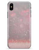 Muted Pink and Grunge Shimmering Orbs - iPhone X Clipit Case