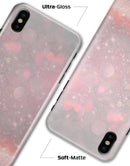 Muted Pink and Grunge Shimmering Orbs - iPhone X Clipit Case