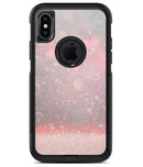 Muted Pink and Grunge Shimmering Orbs - iPhone X OtterBox Case & Skin Kits