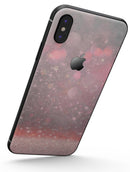 Muted Pink and Grunge Shimmering Orbs - iPhone X Skin-Kit