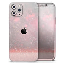 Muted Pink and Grunge Shimmering Orbs - Vinyl Skin Wrap for iPhone 17 Pro Max, 17 Pro, 17 Air, 17, 16 & All Models — Soft Matte or Ultra Gloss