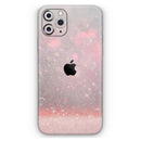 Muted Pink and Grunge Shimmering Orbs - Vinyl Skin Wrap for iPhone 17 Pro Max, 17 Pro, 17 Air, 17, 16 & All Models — Soft Matte or Ultra Gloss