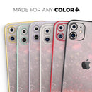 Muted Pink and Grunge Shimmering Orbs - Vinyl Skin Wrap for iPhone 17 Pro Max, 17 Pro, 17 Air, 17, 16 & All Models — Soft Matte or Ultra Gloss