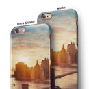 NYC Sunset Eve iPhone 6/6s or 6/6s Plus 2-Piece Hybrid INK-Fuzed Case