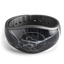 Natural Black & White Marble Stone - Full Body Skin Decal Wrap Kit for Disney Magic Band