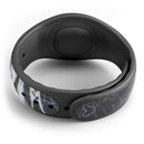 Natural Black & White Marble Stone - Full Body Skin Decal Wrap Kit for Disney Magic Band