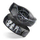 Natural Black & White Marble Stone - Full Body Skin Decal Wrap Kit for Disney Magic Band
