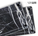 Natural Black & White Marble Stone // Skin Decal Wrap Kit Compatible with the Apple MacBook Pro, Pro with Touch Bar or Air (11, 12, 13, 15 & 16" - All Versions Available)