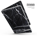 Natural Black & White Marble Stone // Skin Decal Wrap Kit Compatible with the Apple MacBook Pro, Pro with Touch Bar or Air (11, 12, 13, 15 & 16" - All Versions Available)