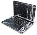 Natural Black & White Marble Stone // Skin Decal Wrap Kit Compatible with the Apple MacBook Pro, Pro with Touch Bar or Air (11, 12, 13, 15 & 16" - All Versions Available)