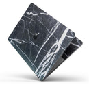Natural Black & White Marble Stone // Skin Decal Wrap Kit Compatible with the Apple MacBook Pro, Pro with Touch Bar or Air (11, 12, 13, 15 & 16" - All Versions Available)