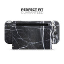 Natural Black & White Marble Stone - Vinyl Skin Wrap for Nintendo Switch 2, OLED, Lite, Pro Controller, Wii & Classic Handhelds