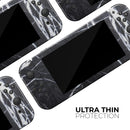 Natural Black & White Marble Stone - Vinyl Skin Wrap for Nintendo Switch 2, OLED, Lite, Pro Controller, Wii & Classic Handhelds