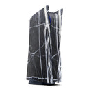 Natural Black & White Marble Stone - Full Body Skin Decal Wrap Kit for Sony Playstation 5, Playstation 4, Playstation 3, & Controllers
