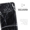 Natural Black & White Marble Stone // Skin-Kit compatible with the Apple iPhone 14, 13, 12, 12 Pro Max, 12 Mini, 11 Pro, SE, X/XS + (All iPhones Available)