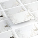 Natural White Marble Surface - Premium Protective Decal Skin-Kit for the Apple Credit Card