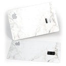 Natural White Marble Surface - Premium Protective Decal Skin-Kit for the Apple Credit Card