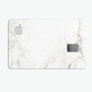 Natural White Marble Surface - Premium Protective Decal Skin-Kit for the Apple Credit Card