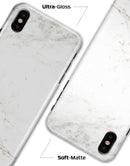 Natural White Marble Surface - iPhone X Clipit Case