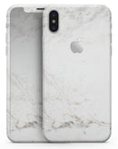 Natural White Marble Surface - iPhone X Skin-Kit
