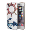 Nautical Pen and Watercolor iPhone 6/6s or 6/6s Plus 2-Piece Hybrid INK-Fuzed Case