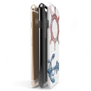 Nautical Pen and Watercolor iPhone 6/6s or 6/6s Plus 2-Piece Hybrid INK-Fuzed Case