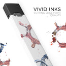 Nautical Pen and Watercolor - Premium Decal Protective Skin-Wrap Sticker compatible with the Juul Labs vaping device