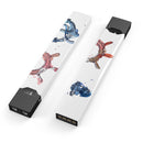 Nautical Pen and Watercolor - Premium Decal Protective Skin-Wrap Sticker compatible with the Juul Labs vaping device