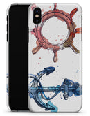 Nautical Pen and Watercolor - iPhone X Clipit Case