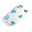 Nautical Watercolor Pattern iPhone 6/6s or 6/6s Plus 2-Piece Hybrid INK-Fuzed Case