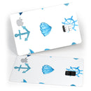 Nautical Watercolor Pattern - Premium Protective Decal Skin-Kit for the Apple Credit Card