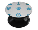 Nautical Watercolor Pattern - Skin Kit for PopSockets and other Smartphone Extendable Grips & Stands