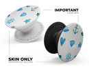 Nautical Watercolor Pattern - Skin Kit for PopSockets and other Smartphone Extendable Grips & Stands