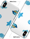 Nautical Watercolor Pattern - iPhone X Clipit Case
