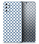 Navy & White Seamless Morocan Pattern V2 - Skin-Kit for the Samsung Galaxy S-Series S20, S20 Plus, S20 Ultra , S10 & others (All Galaxy Devices Available)