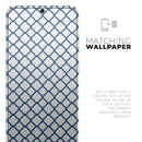 Navy & White Seamless Morocan Pattern V2 - Skin-Kit for the Samsung Galaxy S-Series S20, S20 Plus, S20 Ultra , S10 & others (All Galaxy Devices Available)