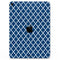 Navy & White Seamless Morocan Pattern V2 - Full Body Skin Decal for the Apple iPad Pro 12.9", 11", 10.5", 9.7", Air or Mini (All Models Available)