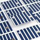 Navy Blue and White Horizontal Stripes - Premium Protective Decal Skin-Kit for the Apple Credit Card