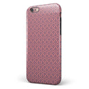Navy Cells Over Coral  iPhone 6/6s or 6/6s Plus 2-Piece Hybrid INK-Fuzed Case