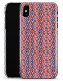 Navy Cells Over Coral  - iPhone X Clipit Case