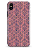 Navy Cells Over Coral  - iPhone X Clipit Case