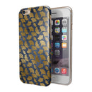 Navy Gold Foil v10 iPhone 6/6s or 6/6s Plus 2-Piece Hybrid INK-Fuzed Case