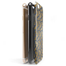 Navy Gold Foil v10 iPhone 6/6s or 6/6s Plus 2-Piece Hybrid INK-Fuzed Case
